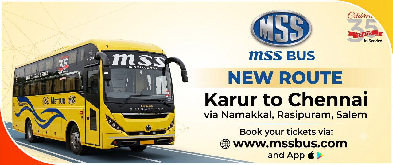 Bus Karur to Chennai