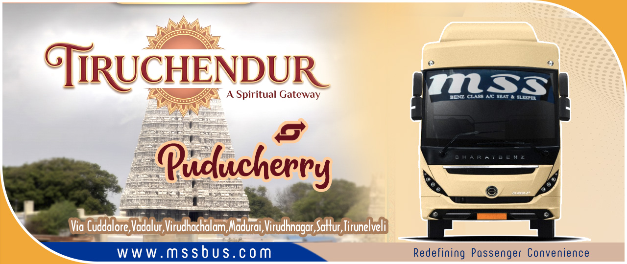 New Bus Pondicherry to Tiruchendur